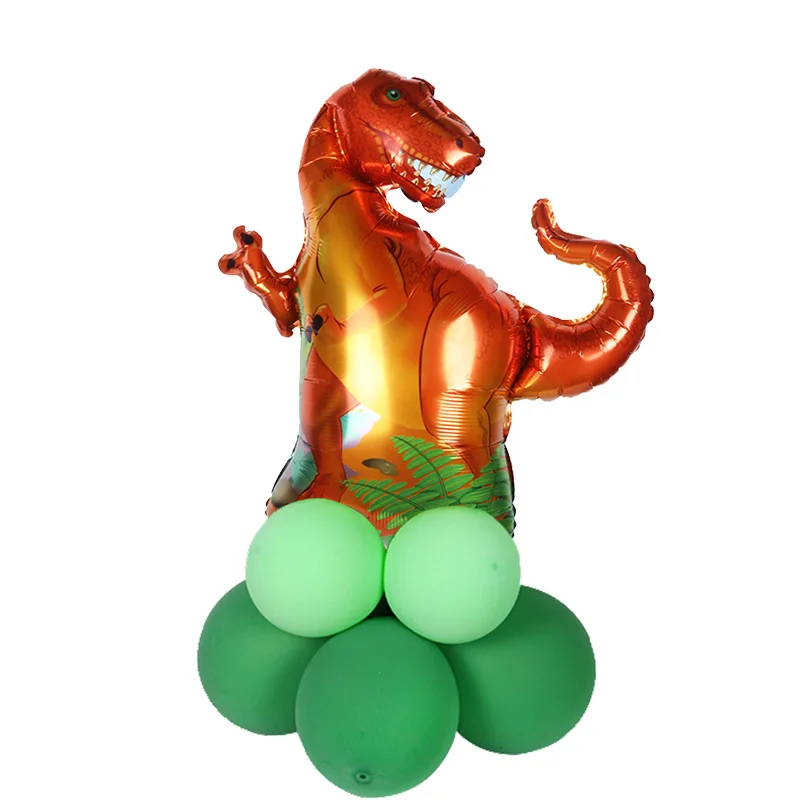 Roar динозавр украшение вечерние воздушные шары будет один вечеринка для мальчика