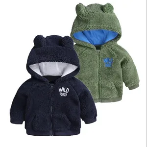2019 Winter Baby Boys Jacket Newborn Infant Baby Girl Warm Hooded Coat For boy Children Kids Fleece Outerwear Cardigan Hot Sale
