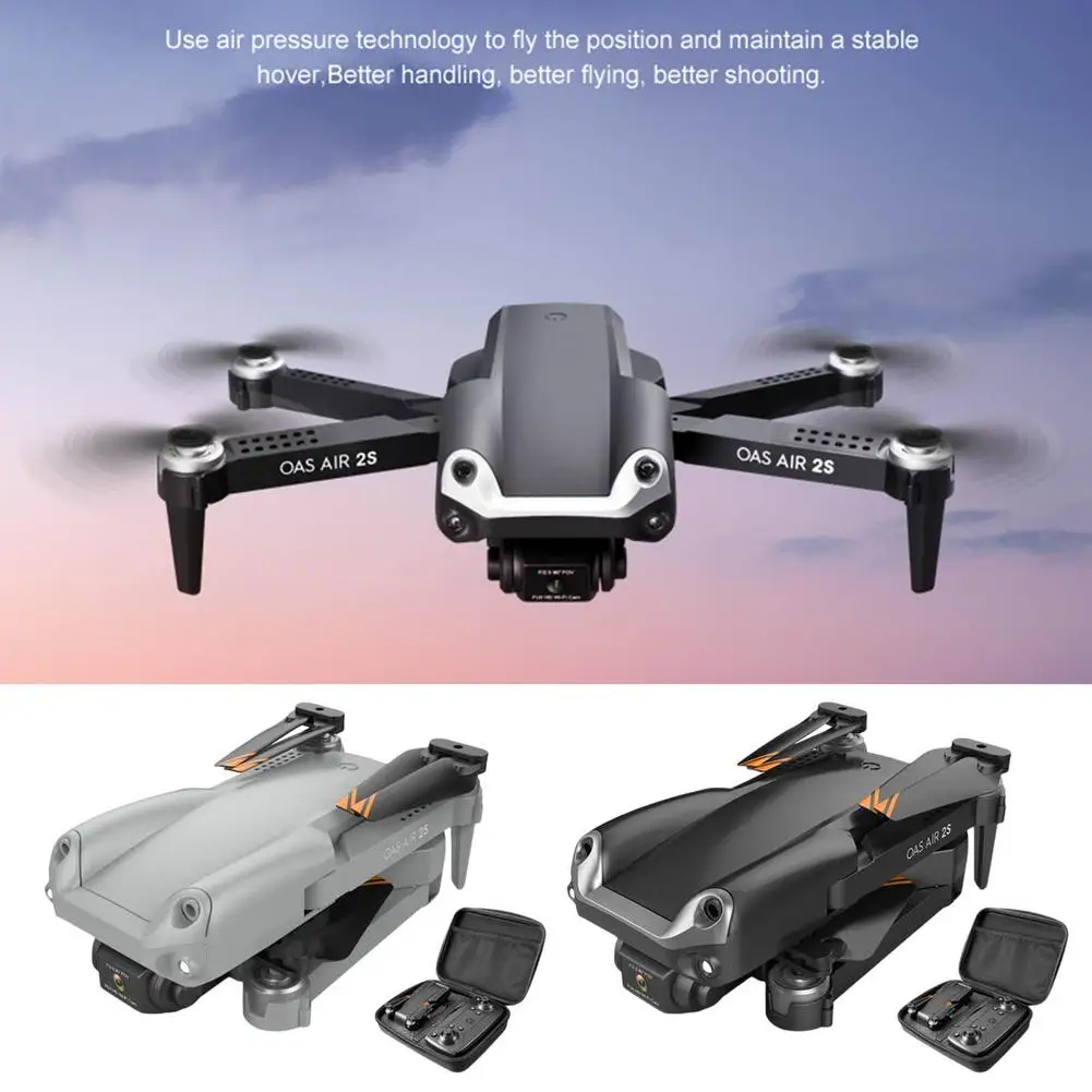 

Dual-Lens Aerial Photography Drone With Remote Control Aircraft With Own Obstacle Avoidance Function 90 Degree Adjustable Camera