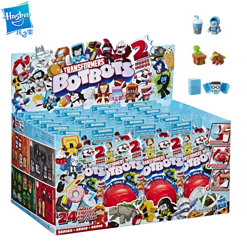 Hasbro Transformers Mystery Box Figure Robot Toy BotBots Collection Surprise Demolition Auto Man Model Kids Toys Surprise Gift