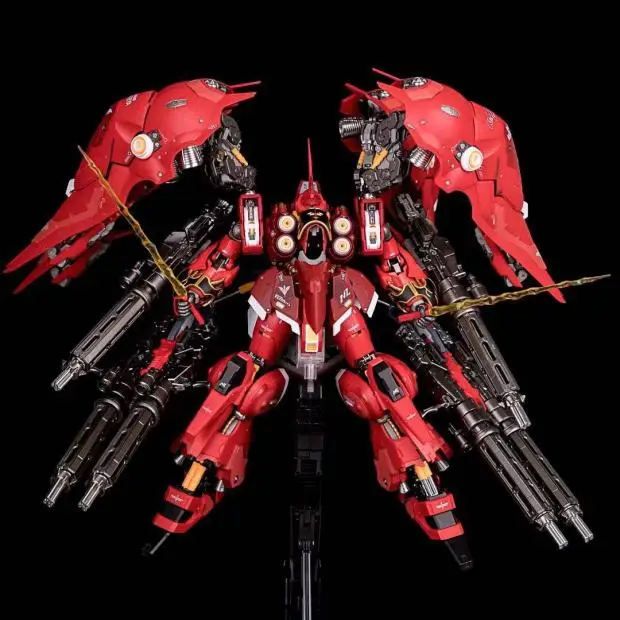 Металлический клуб MC 1/100 NZ 666 Kshatriya Warlock красная версия полная фронтальная комета