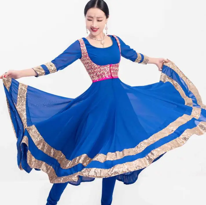 Новые индийские сари для женщин женский костюм представлений комплект Salwar Kameez
