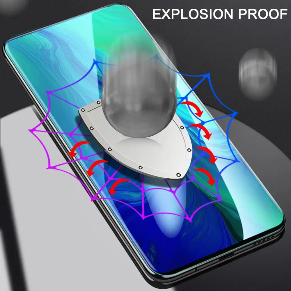 Мягкая Гидрогелевая пленка 15D из ТПУ для OPPO Reno Ace 2 F15 3 2F 2Z K5 Realme Q XT X2 Nano полное