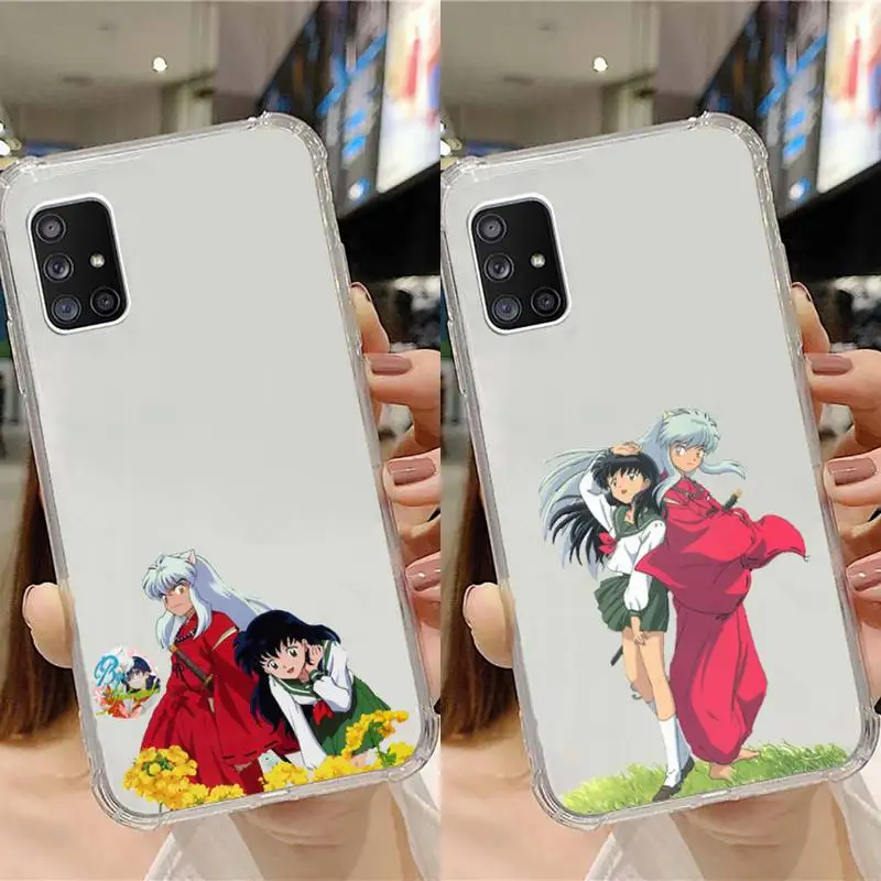

Inuyasha Japan anime Phone Case Transparent For Samsung Galaxy A S Note 9 11 10 51 50 71 70 80 20 21 30s ultra plus