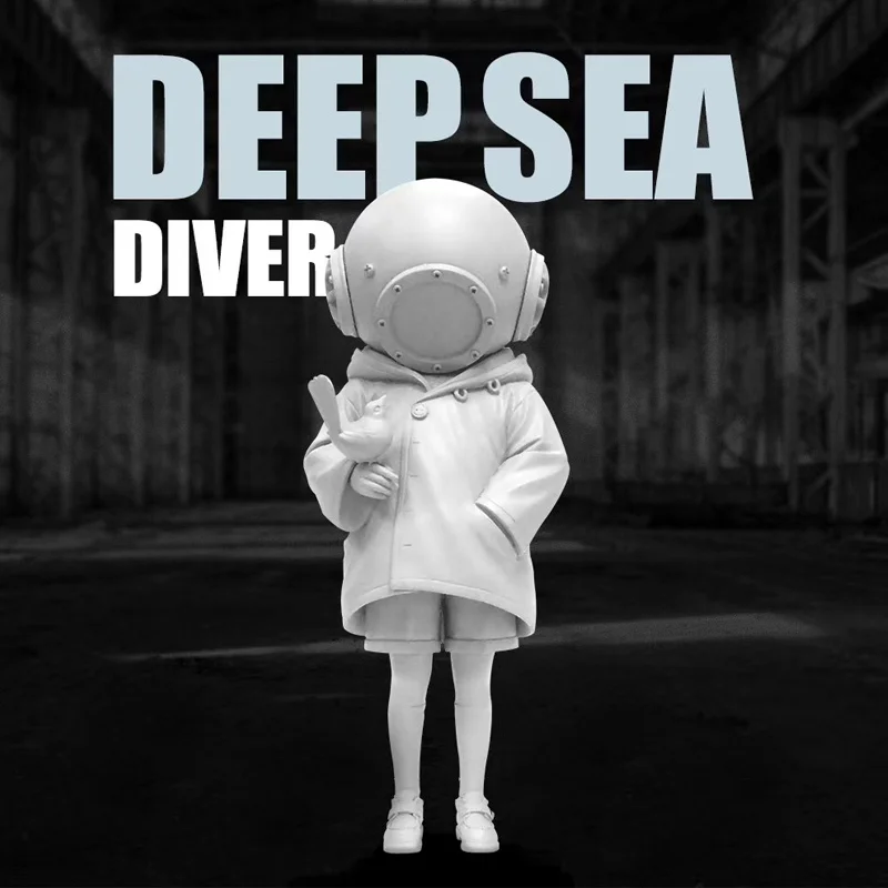 

HHT Banksy Deep SEA Drive Sculpture England Street Art crafts Resin Modern Statue Home Decor Living Room Decoration gifts