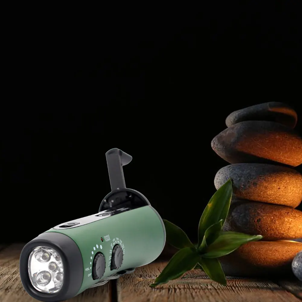 

LED Flashlight Hand Operated Charger LED Flashlight Green LED Electric Torch Night Outdoor Travel Hiking Camping LED Flashlight