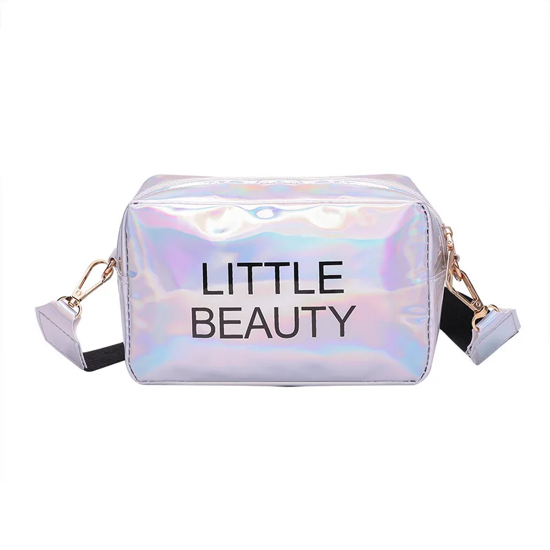 

2021 han edition of the new laser bag printing little single shoulder slope bag, leisure bag wholesale PU female bag