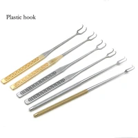 stainless steel eyelid and nose shaping hook double eyelid eye bag two claws double tooth hook ophthalmic instrument tool
