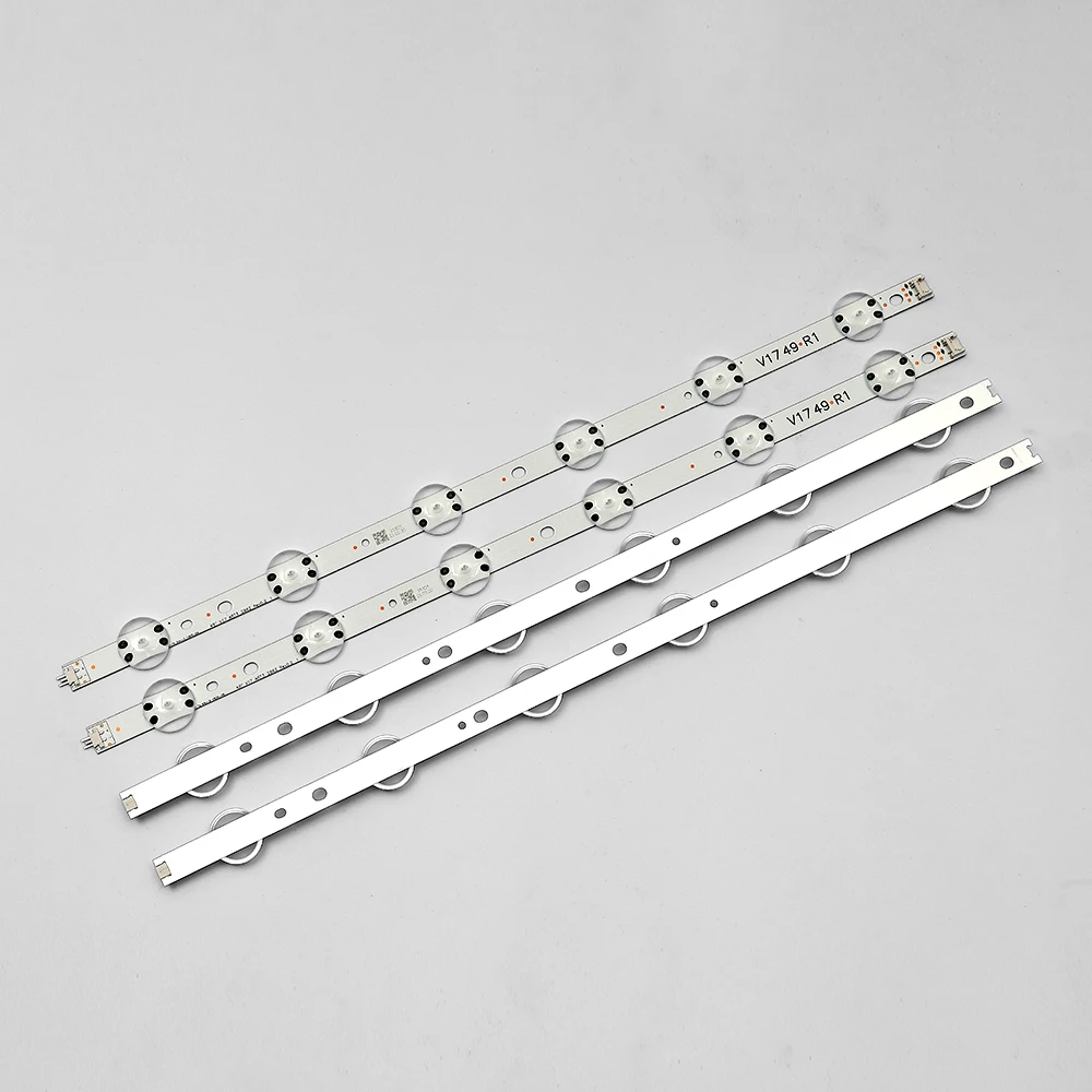 Новый набор из 4 шт. светодиодный комплект для телевизора LG 49UV340C 49UJ6565 49UJ670V V17 49 R1 L1