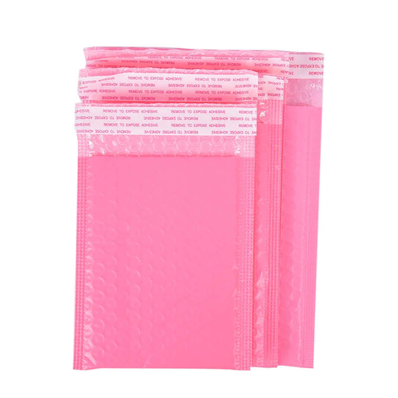 

10pcs Pink Paper Bubble Padded Mailers Envelopes Bag Bubble Mailing Envelope Bag Packaging Shipping Bags Mailer Bags