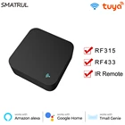 Смарт-Пульт ДУ Tuya RF433 ИК Wi-Fi для кондиционера, телевизора, занавесок, роликовых затворов Alexa Google Home Яндекс. Alice Tmall Genie