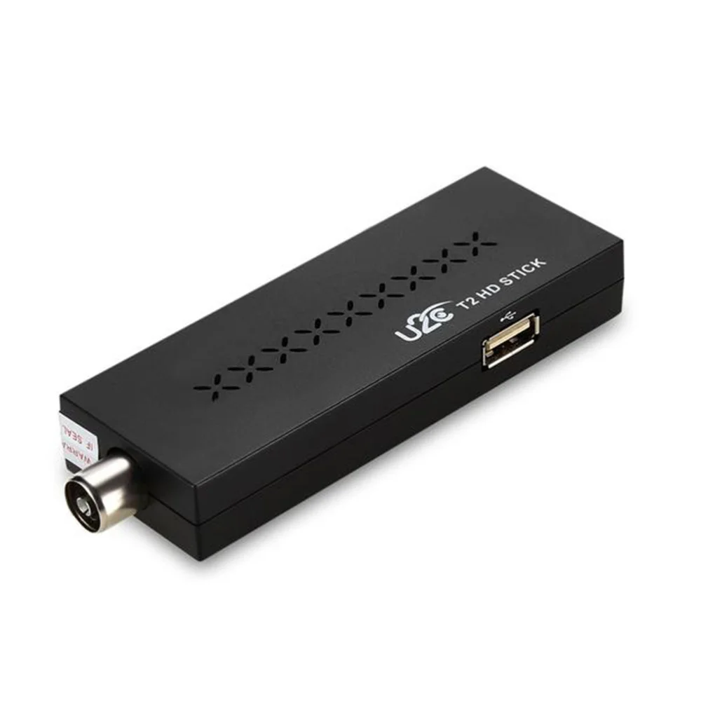 

TV Stick DVB-T2 1080P Digital Firestick TV Receiver Powerful Streaming DV MPEG2 MPEG1 MPEG4 MKV MP3 WMA VOB HMI USB TV-tuner(Bla
