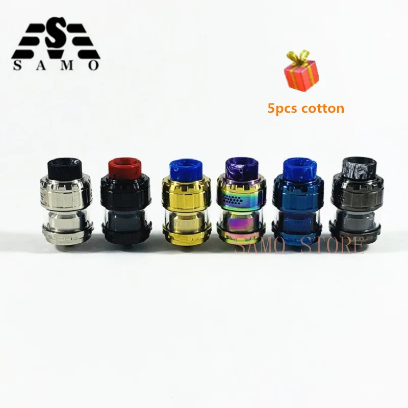 Новый yftk Kylin M RTA Rebuildable 3 мл/4 5 мл 24 мм бак атомайзер Топ сотообразный воздушный
