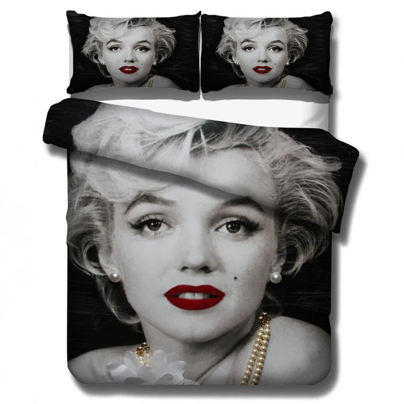 Комплект постельного белья MarilynMonroe комплект пододеяльников наволочки одеяло