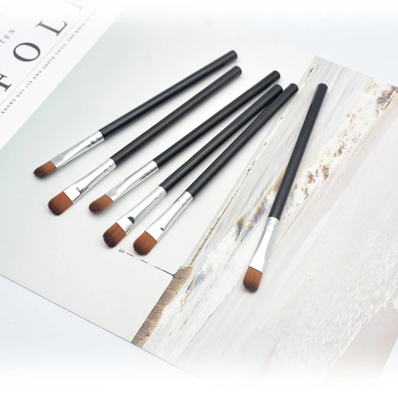 Однослойная шерстяная Кисть для макияжа губ ручной работы косметическая