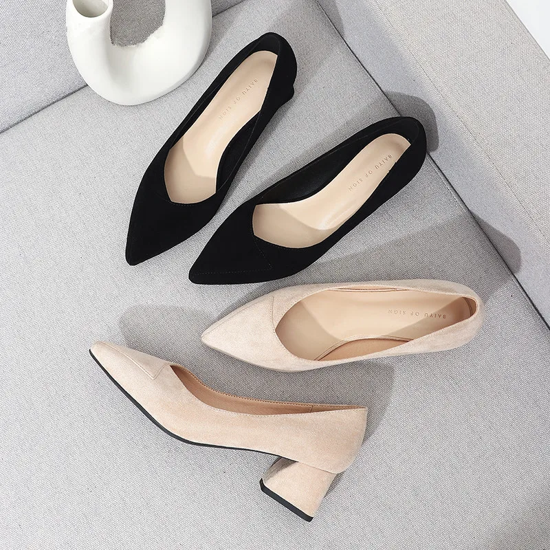 2020 весенние офисные женские туфли Женские однотонные босоножки из искусственной
