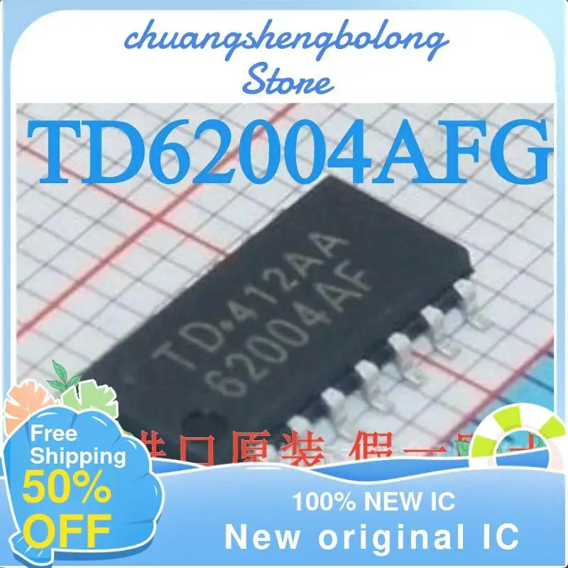 

10-200 шт. TD62004AFG 62004AFG TD62004AF 62004AF фонарик новый оригинальный IC