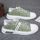 Женская летняя новая ледяная шелковая ткань, дышащая Высококачественная Мужская холщовая зеленая доска для скейтборда, Повседневная на шнуровке, легкая прогулка