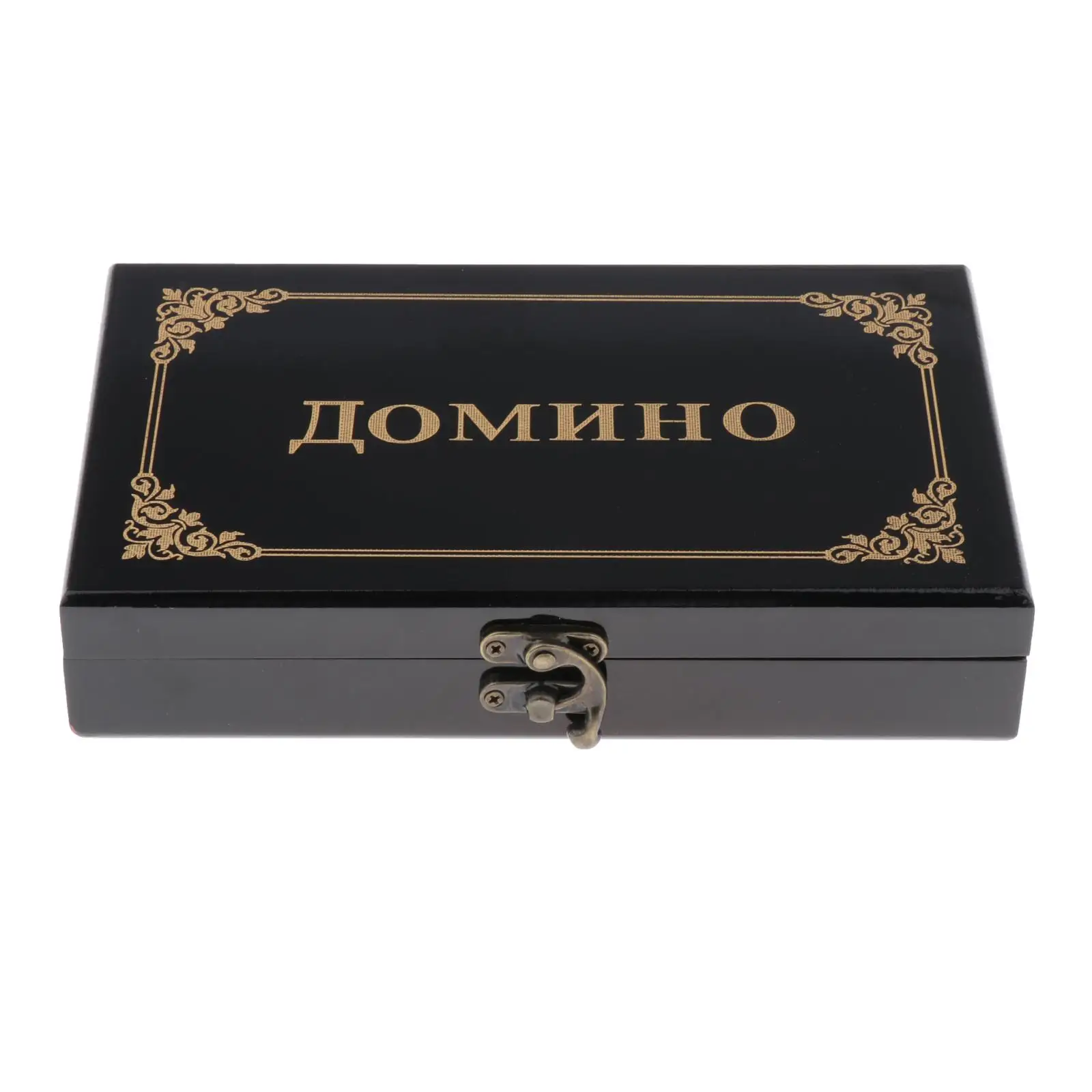 

Kids Wooden Box Dominoes Set Toy Traditional Classic Children 28 Domino Kids