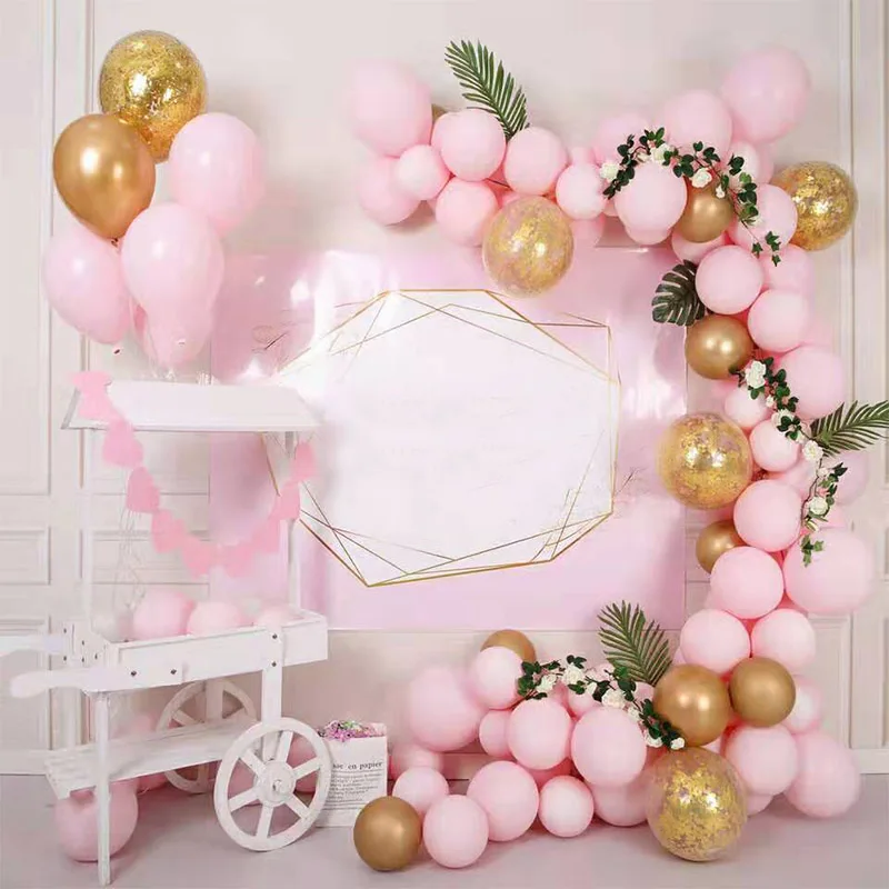 115 шт. розовые шары макарун арка гирлянда для взрослых 30 дней рождения украшения