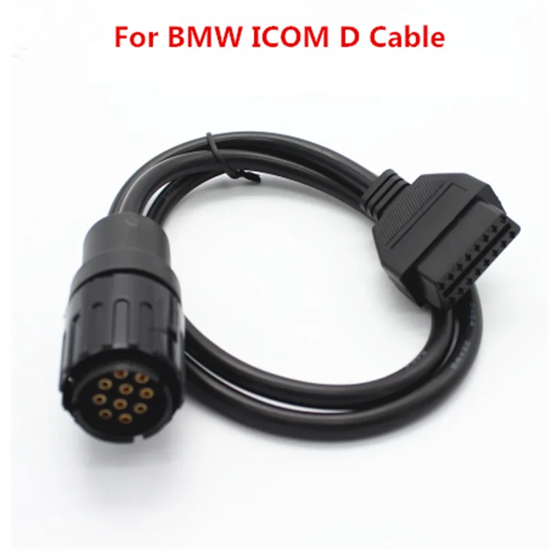 Для BM W ICOM D Кабель ICOM-D мотоциклы 10 Pin адаптер 10Pin для 16Pin OBD2 OBDII Диагностический
