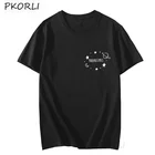 Женская футболка с коротким рукавом, в Корейском стиле