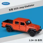 Модель автомобиля Welly Willie 1:36 Jeep 2020 имитация гладиатора из сплава