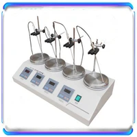 4 heads multi unit digital display thermostatic lab magnetic stirrer mixer hotplate blending mixing stirring machine agitator