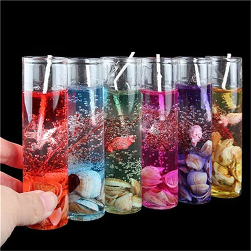 

Aromatherapy Smokeless Romantic and attractive with fantastic look candles Glass + Jelly Wax Candle Wedding Decoration