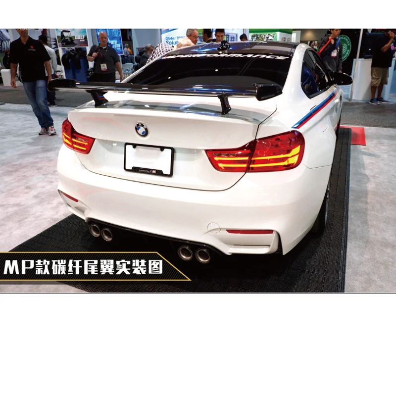 Задний спойлер GT из настоящего углеродного волокна для BMW F87 F82 F83 M2 M3 M4 MP Спойлер 3