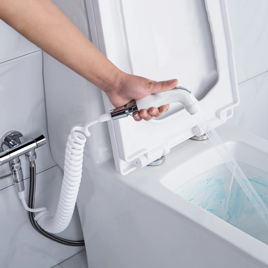 Ручная душевая лейка душ унитаз биде спрей для мытья Jet Shattaf пружинный шланг