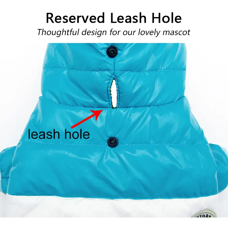 зимняя одежда для домашних животных теплая водонепроницаемая собак Куртки