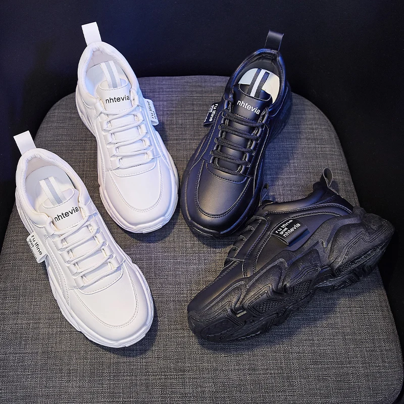 

Classic Sneakers Women Winter Plush Warm Shoes High Quality Chunky Outdoor Sport Shoes Black Platform Casual Girls Shoes