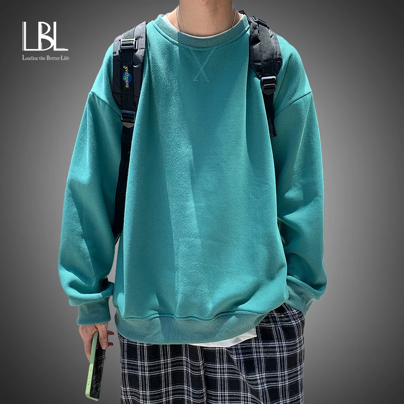 

LBL Harajuku Hooded Sweats Men Long Sleeve Spring Womens Clothing Teens Girls Funny Solid Hip Hop Oversized Hoodies Sweatshirts