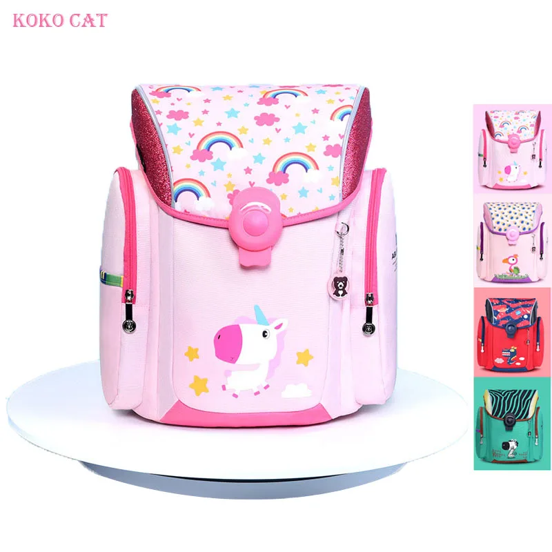 Набор сумок для начальной школы с единорогом девочек и мальчиков рюкзак принтом
