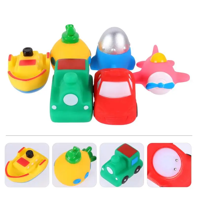 

1 Set 6 Pcs Glowing Gift Toys LED Lamp Educational Toys Baby Shower Toy Set