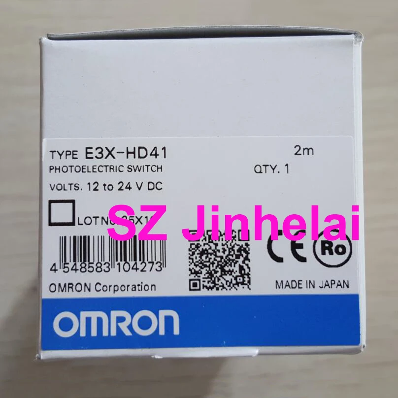 Оригинальный фотоэлектрический Переключатель OMRON E3X-HD41 12-24 В постоянного тока 2 м |