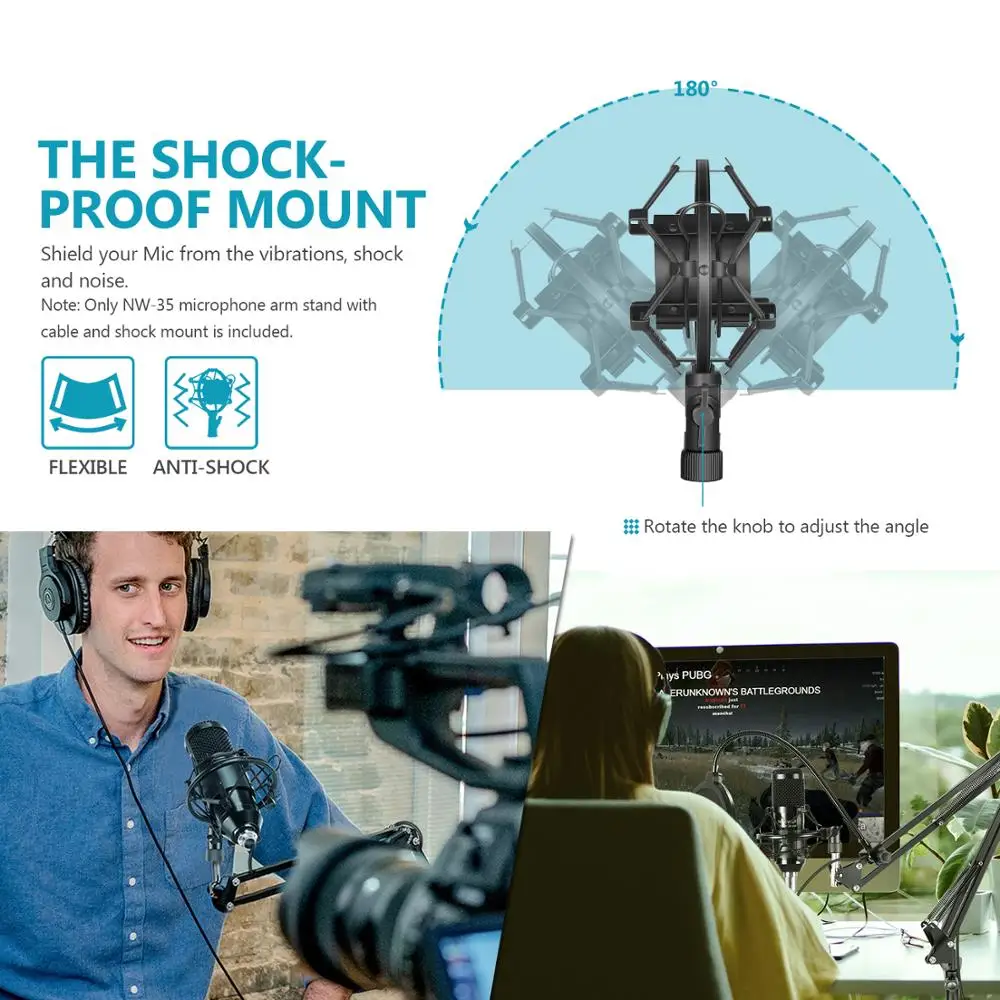 Neewer черная металлическая подвесная стойка с ножничным кронштейном и встроенным