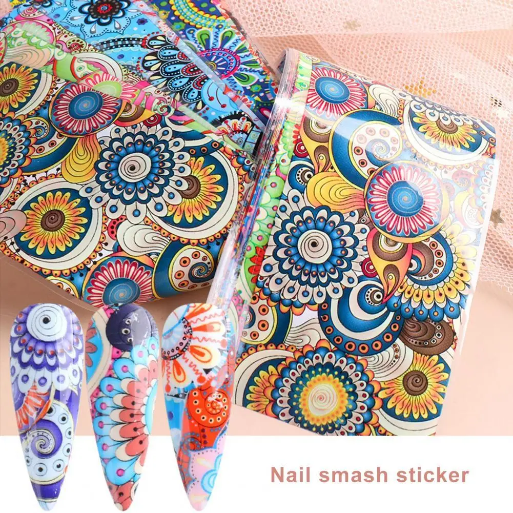 

10 шт./пакет Голографическая фольга для ногтей, переводная картинка, искусственная фольга, дизайнерские мраморные декоративные Слайдеры для...