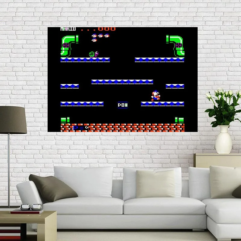 2 Donkey Kong-игровой постер в стиле ретро nintendo(классический Donkey Kong/NES), 40x60 см украшение дома на заказ холст постер - Цвет: 2
