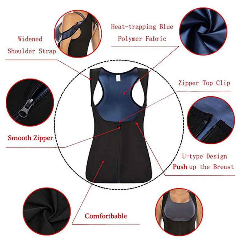 Спортивный жилет для мужчин и женщин на молнии моделирующее белье тренировок