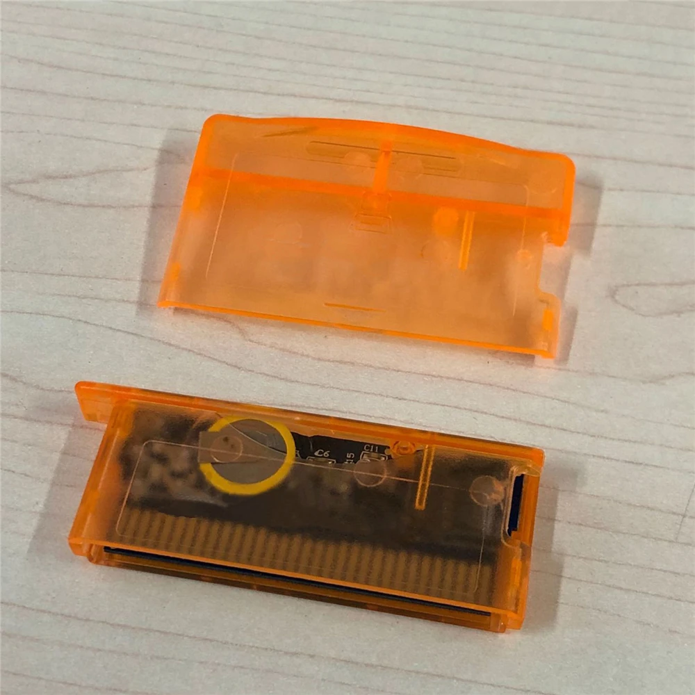 Чехол для карт оранжевого цвета ограниченная версия EZ FLASH Omega игра Nintendo GBA Boy