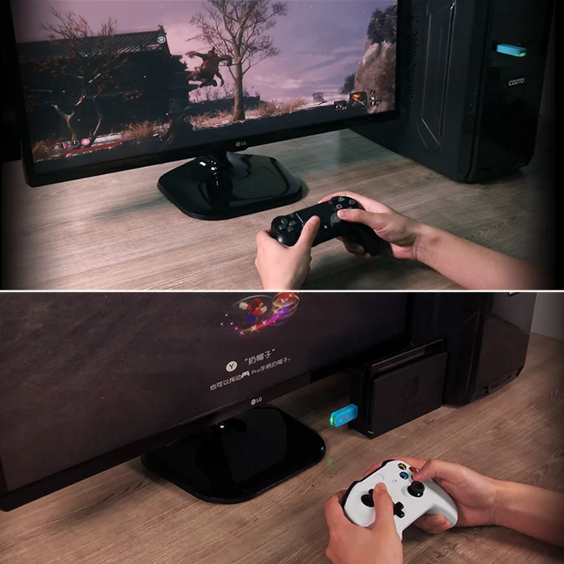 Беспроводной Bluetooth-адаптер N100 PLUS ручной переключатель конвертер адаптер для PS4