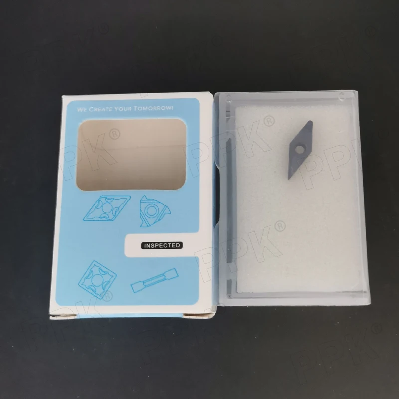 

High-precision 1pcs NEW PCD VCGT 110308 PCD Diamond CNC blade insert