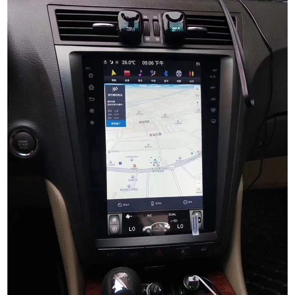 Автомобильный мультимедийный плеер ZJCGO стерео GPS радио навигация Android монитор с