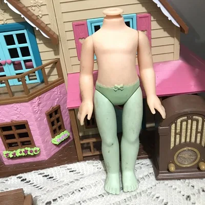 

35cm original princess doll body gift for girl collection make-up black dark skin accessory diy