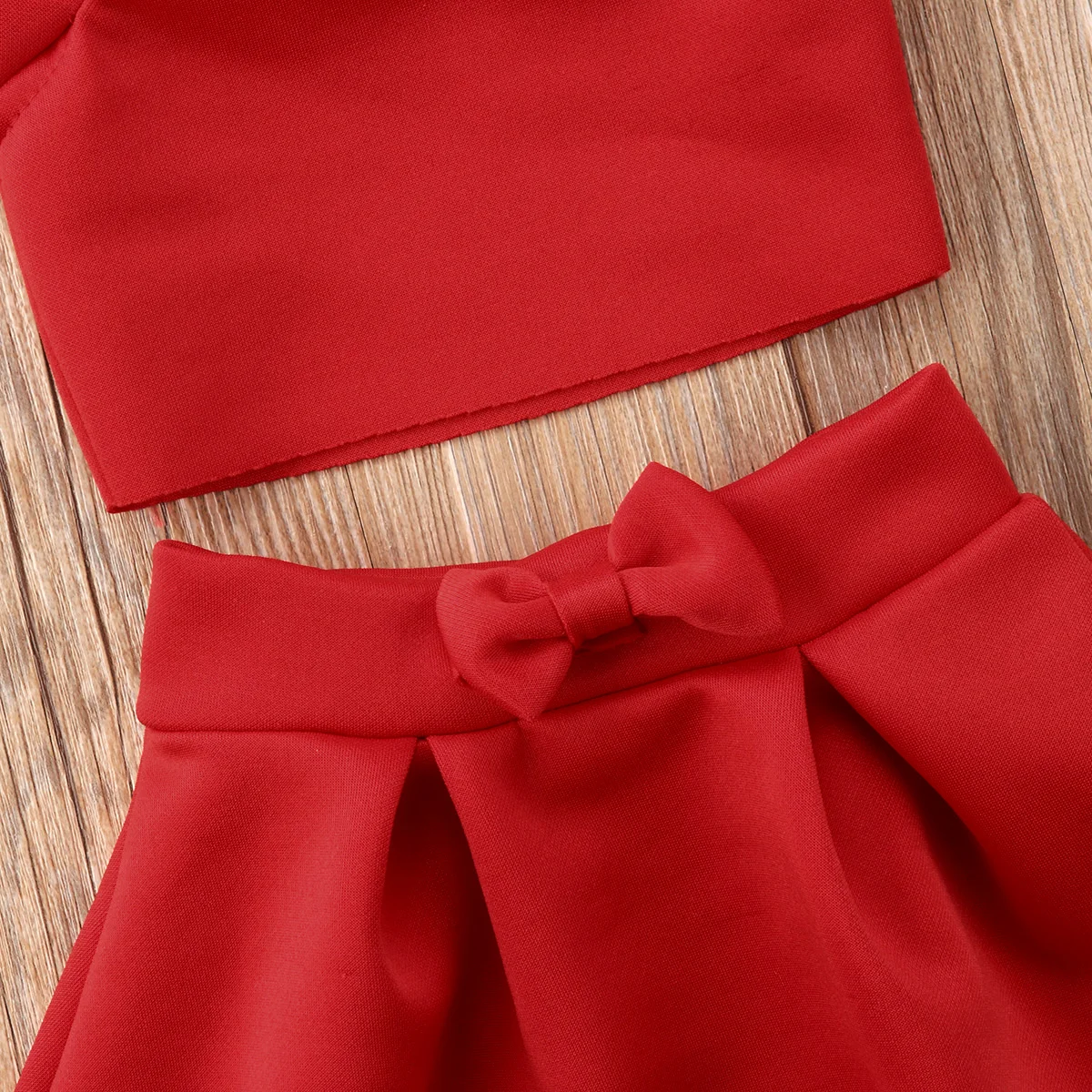 2019 вечерние Красные укороченные топы с открытыми плечами для новорожденных