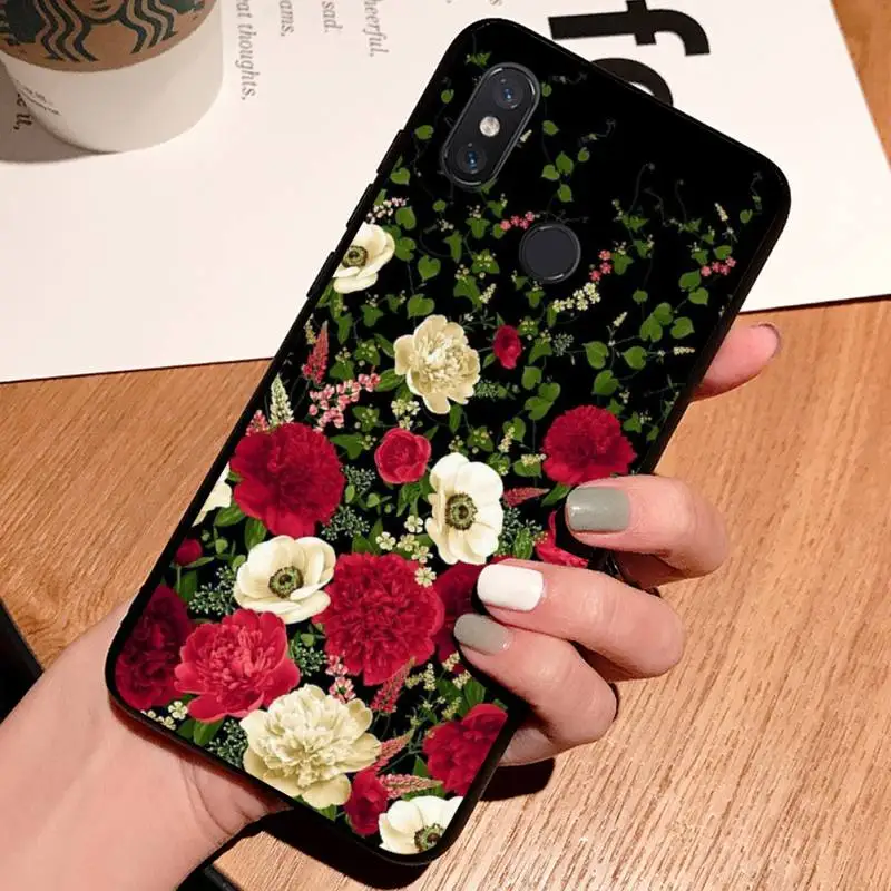 

Floral Botanic Banana leaves Phone Case For Xiaomi Redmi note 7 8 9 t max3 s 10 pro lite cover funda coque shell