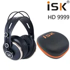 Полностью закрытые профессиональные наушники ISK HD9999 с высоким содержанием протеина, HD монитор для DJ, звукосмеси, запись, студийный мониторинг