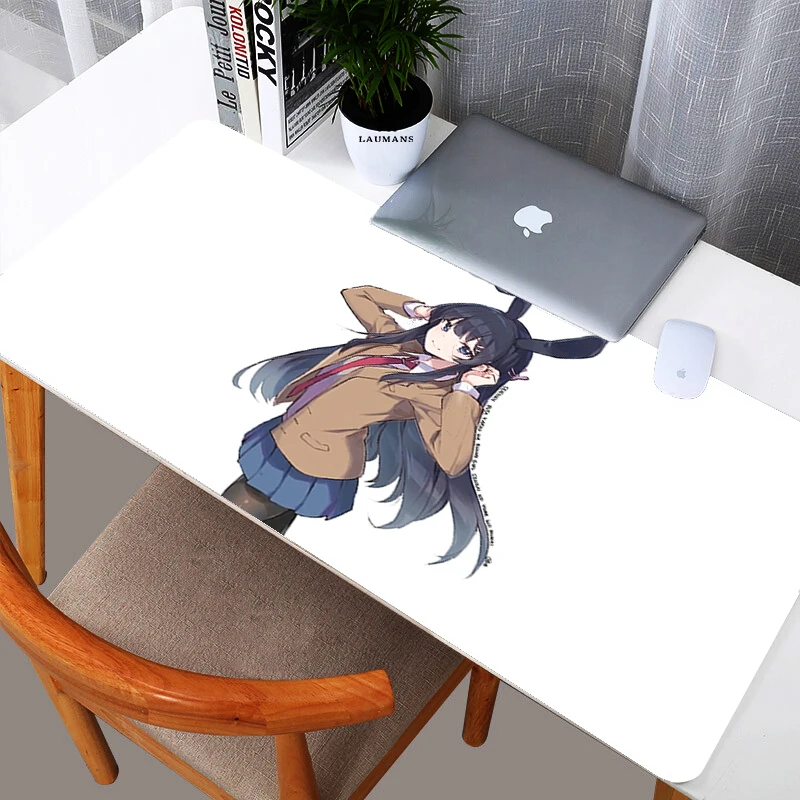 

Mousepad Sexy Kawaii Anime Sakurajima Mai Girl Mouse Pad Gamer Rubber Comfortable Mice Mat For Game Computer PC Laptop 1PCS